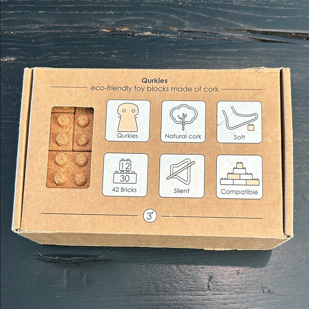 Qurkies Eco-Friendly Cork Toy Blocks 42